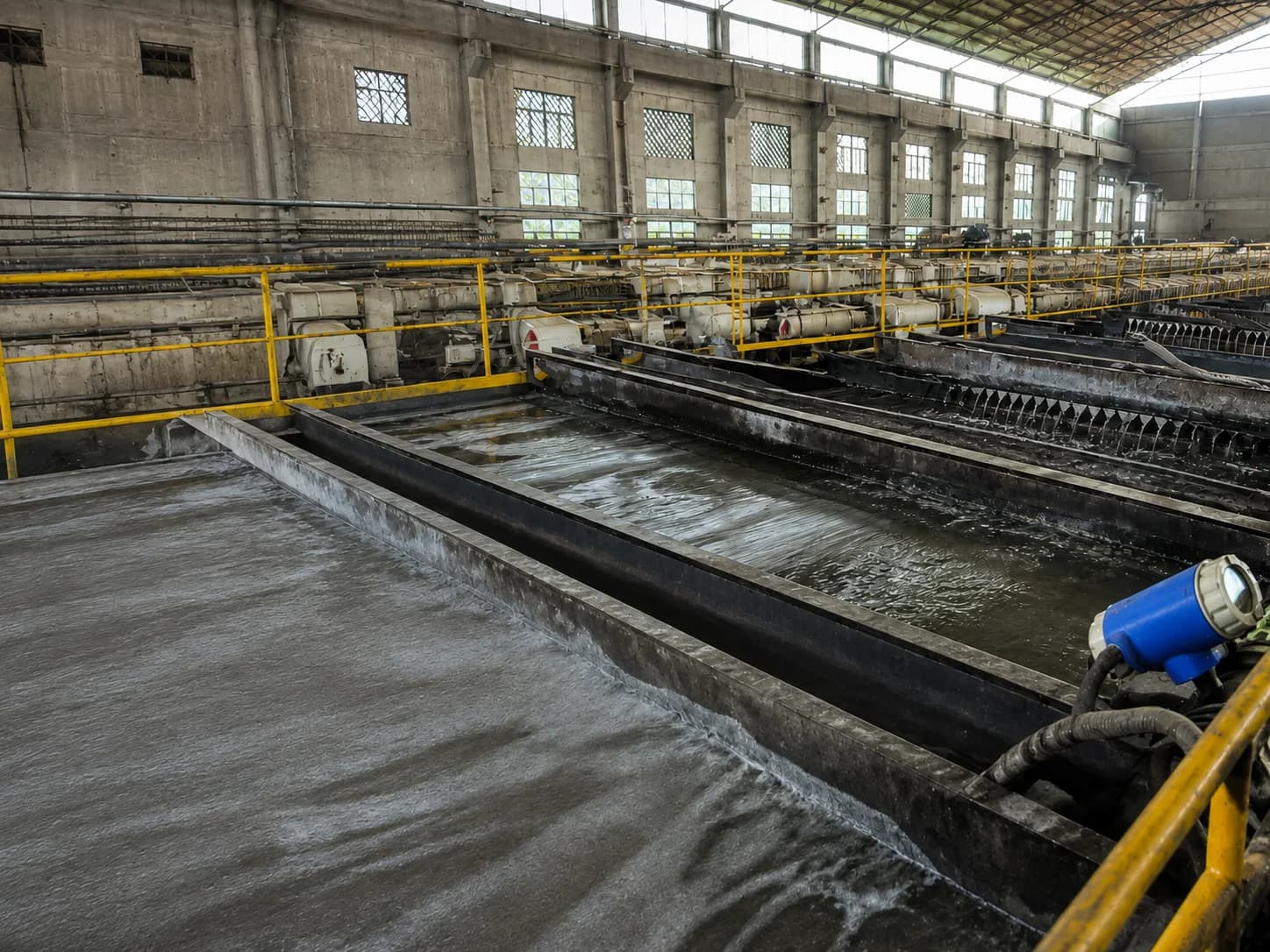 Phosphate chemical processing dewatering line with belt filters and process equipment