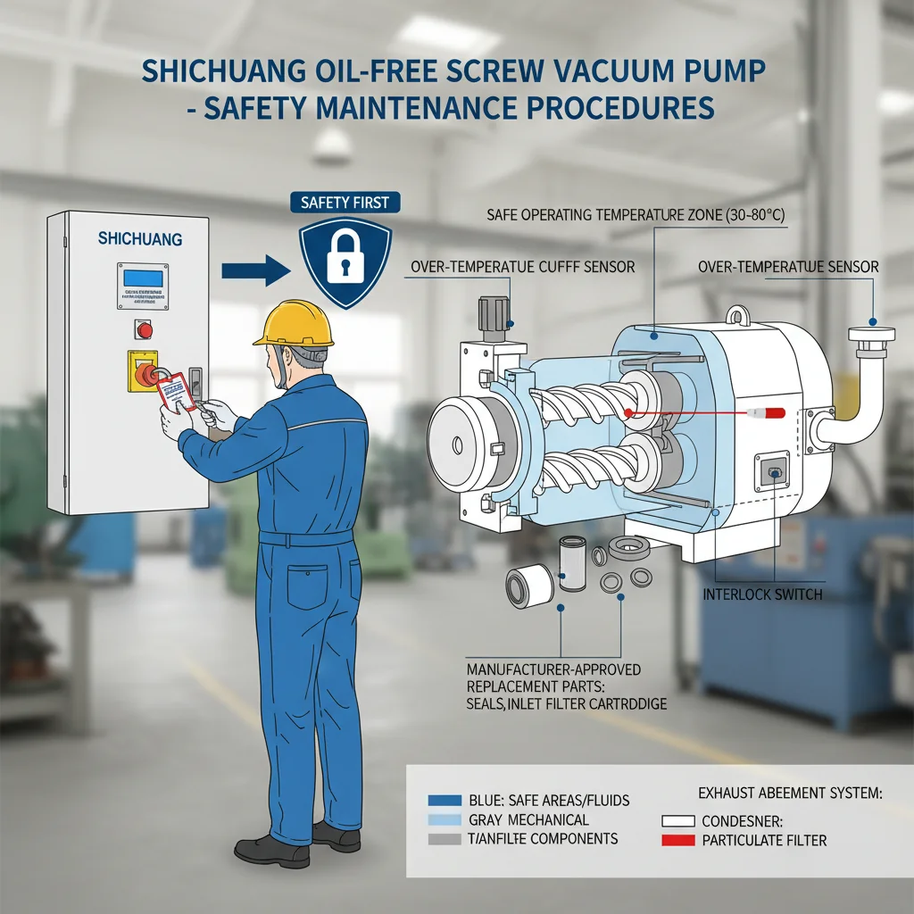 What Safety Steps Ensure Compliant Maintenance? – Oil-Free Screw Vacuum Pump Diagram What Safety Steps Ensure Compliant Maintenance?