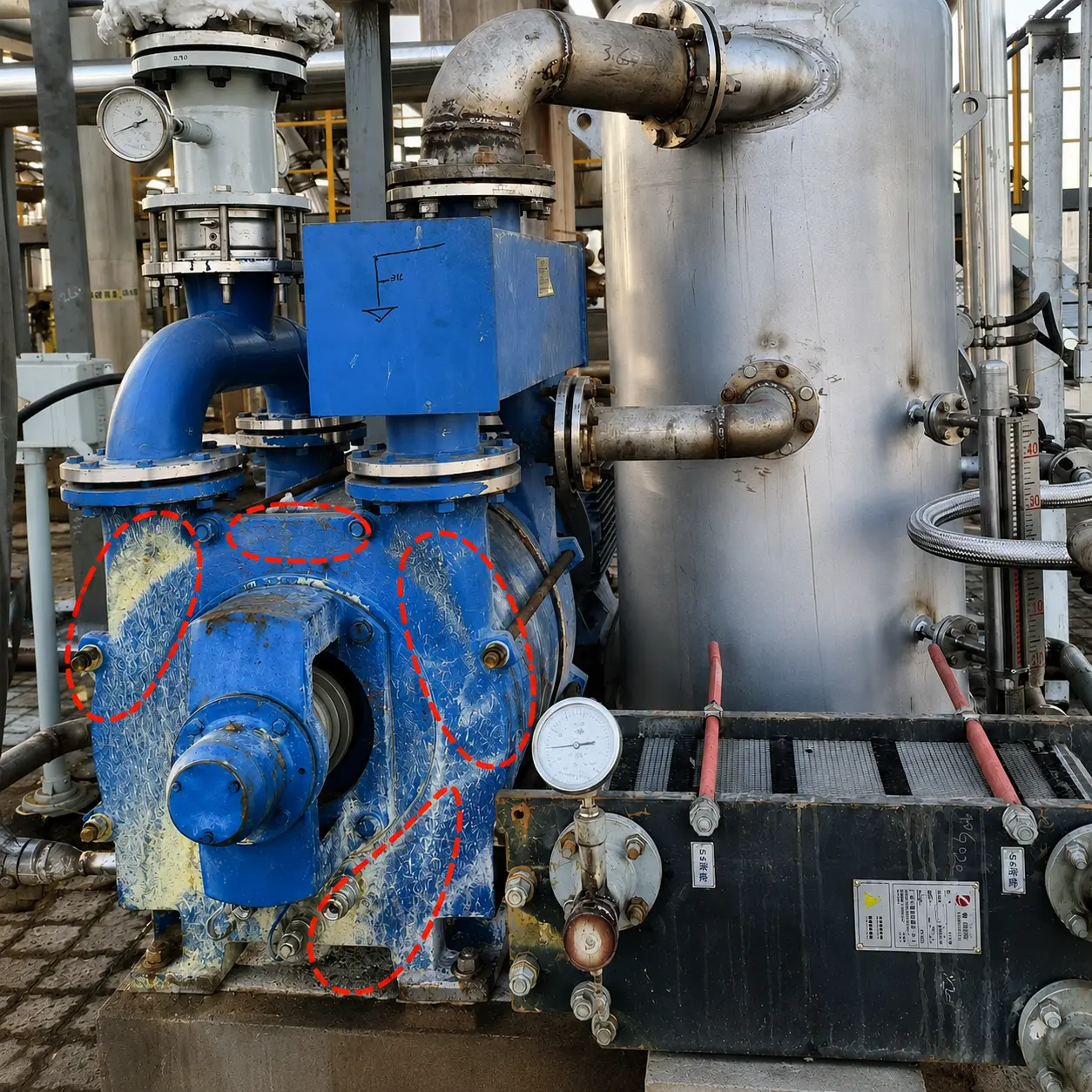 Scaling on Water Ring Vacuum Pump – Water Ring Vacuum Pump Diagram Scaling on Water Ring Vacuum Pump